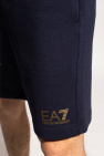 emporio armani Vend denim skirt Sports shorts with logo